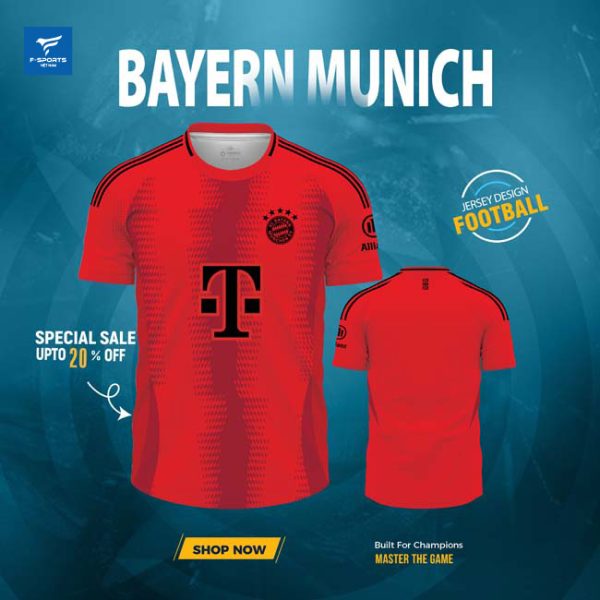 Áo clb Bayern Munich 2025 sân nhà